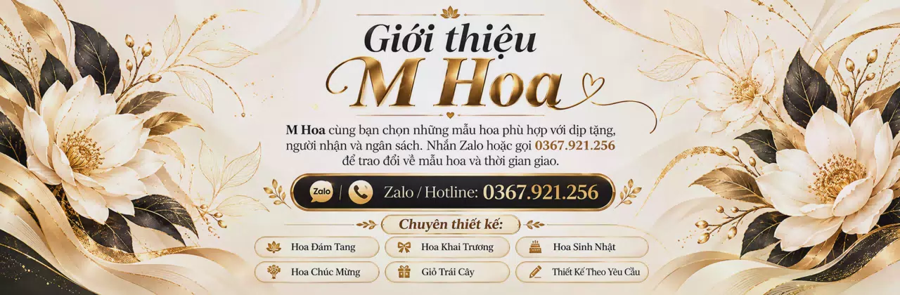 Ảnh bìa Shop hoa tươi Xã Vĩnh Phú Phú Thọ - Gói ghém những lời muốn gửi
